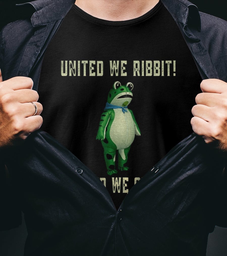 United We Ribbit Divided We Croak Frog Of Portland 2025 T-Shirt