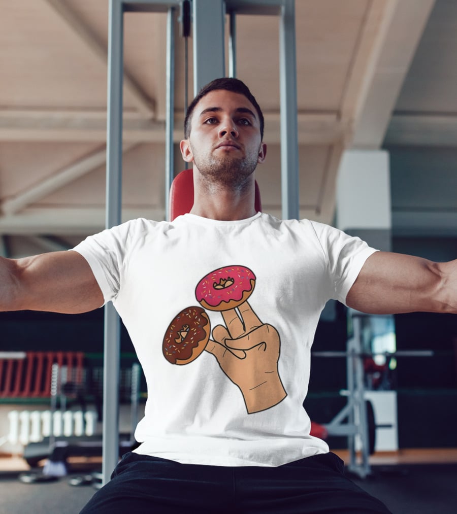 2 In The Pink 1 In The Stink Donut Fingers T-Shirt