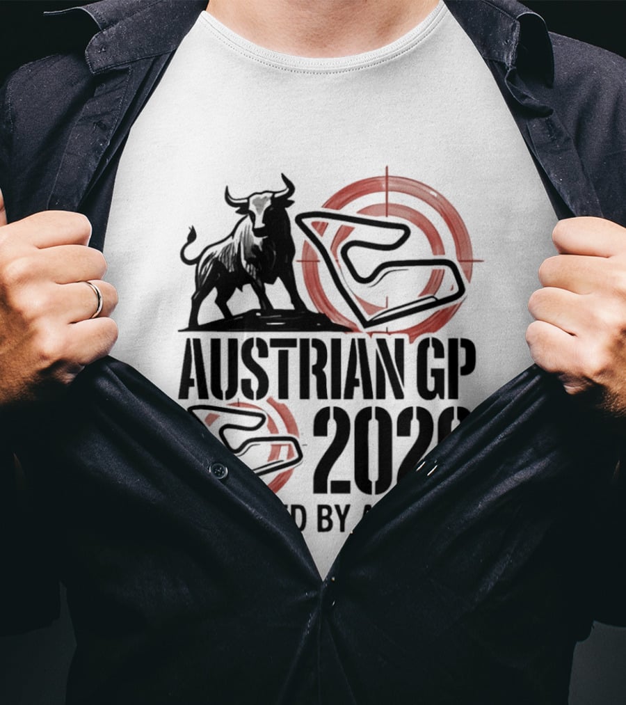 Austrian GP 2026 Powered By Austria Charging Bull Racing Circuit T-Shirt