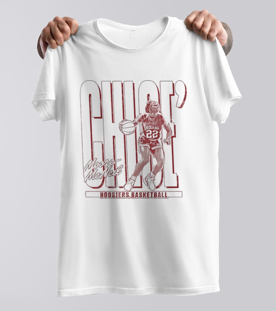 Chloe Moore McNeil Indiana Hoosiers Basketball Player T-Shirt