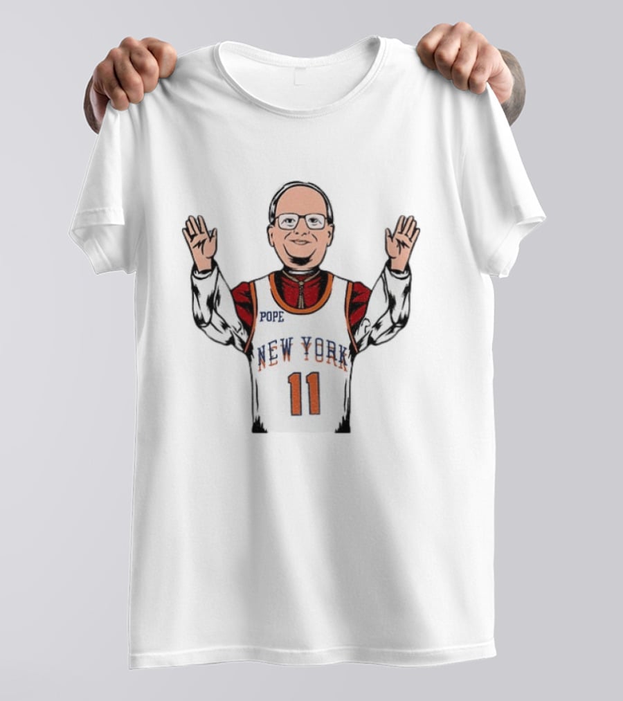 Pope New York Knicks 11 Jersey Time T-Shirt