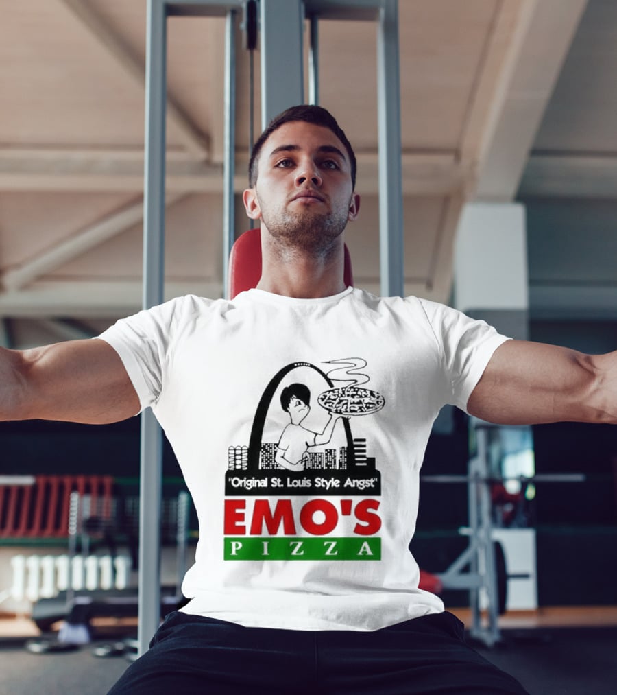 Original St. Louis Style Angst Emo's Pizza T-Shirt
