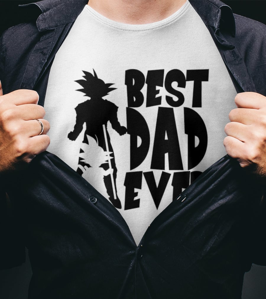 Best Dad Ever Goku Dragon Ball T-Shirt