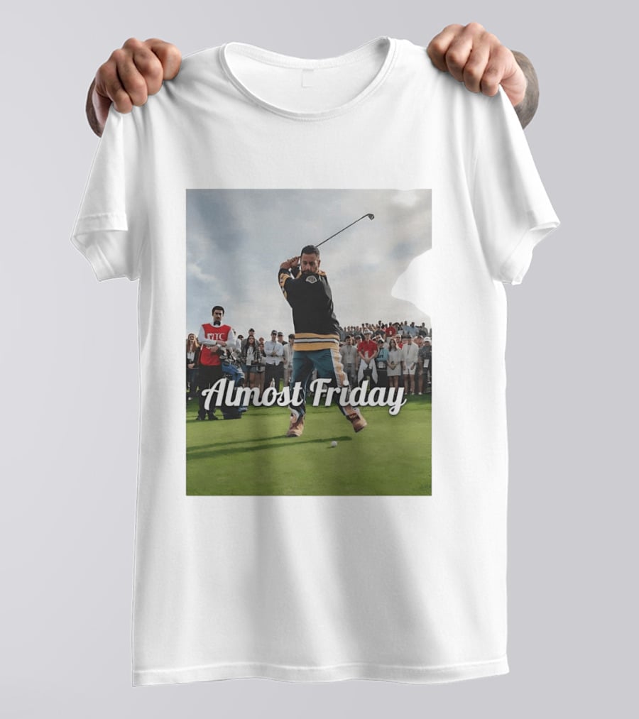 Happy Gilmore Almost Friday Hockey Golf Scene T-Shirt