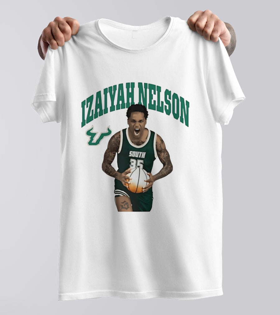 Izaiyah Nelson South Florida Bulls Basketball 35 T-Shirt