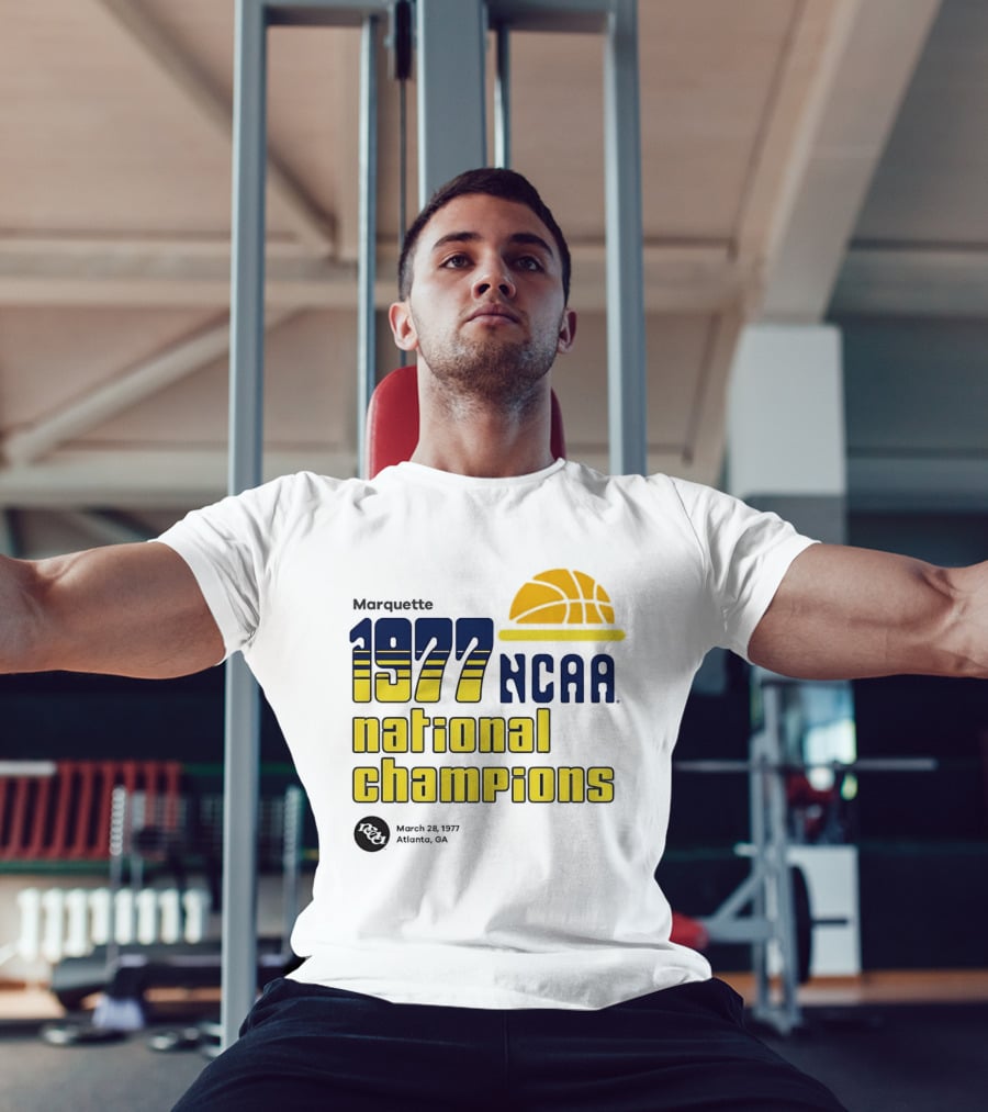 Marquette 1977 NCAA National Champions Basketball March 28_ASTRO_NY T-Shirt