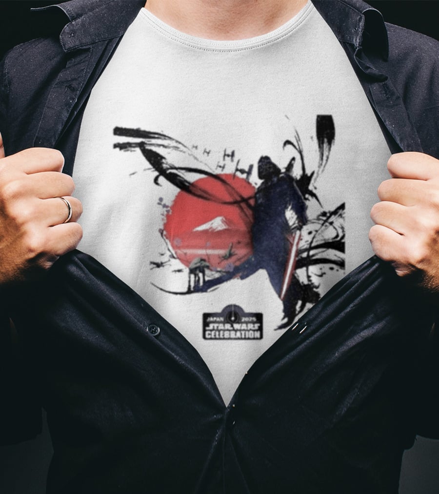 Star Wars Celebration Japan 2025 April 18 20 Darth Vader Samurai Sunburst T-Shirt