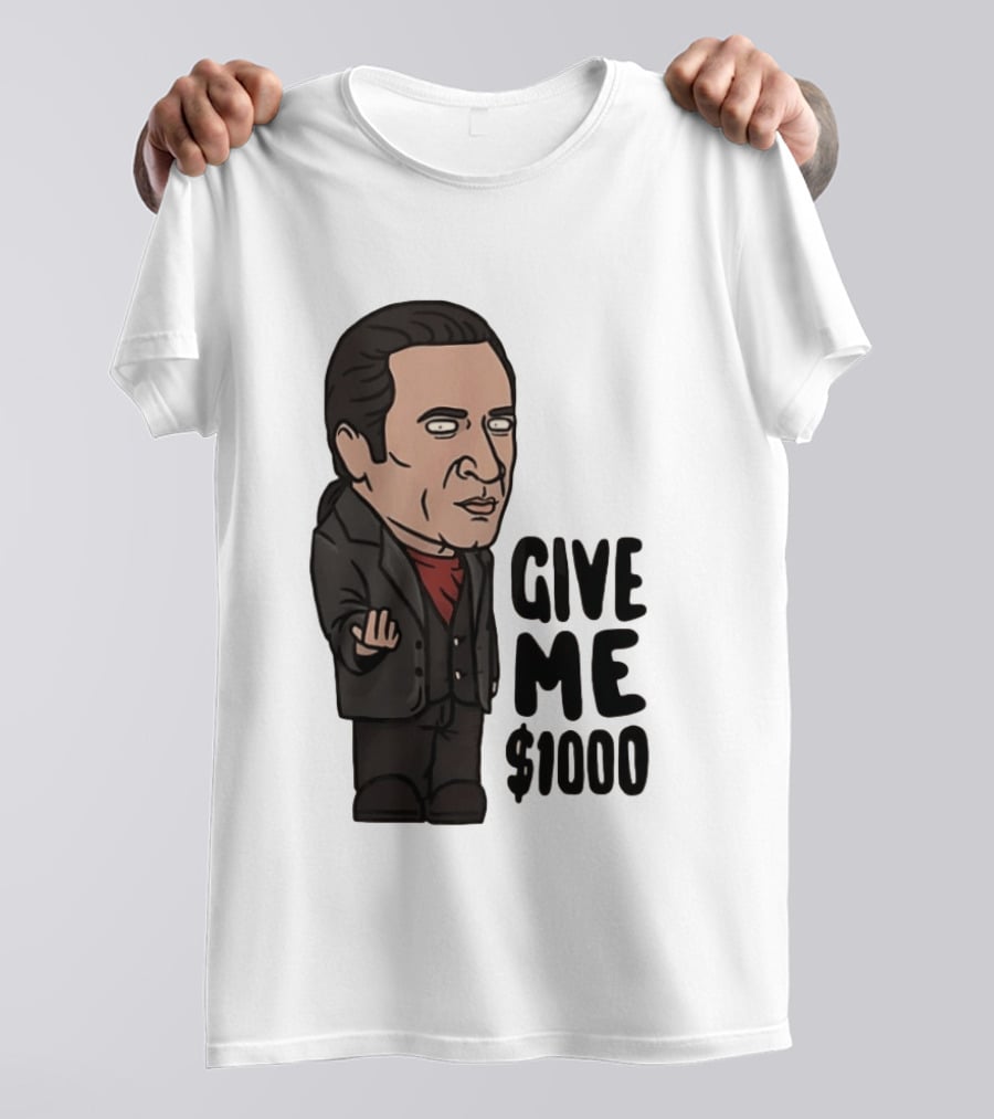 The Sopranos Furio Giunta Cartoon Give Me $1000 T-Shirt