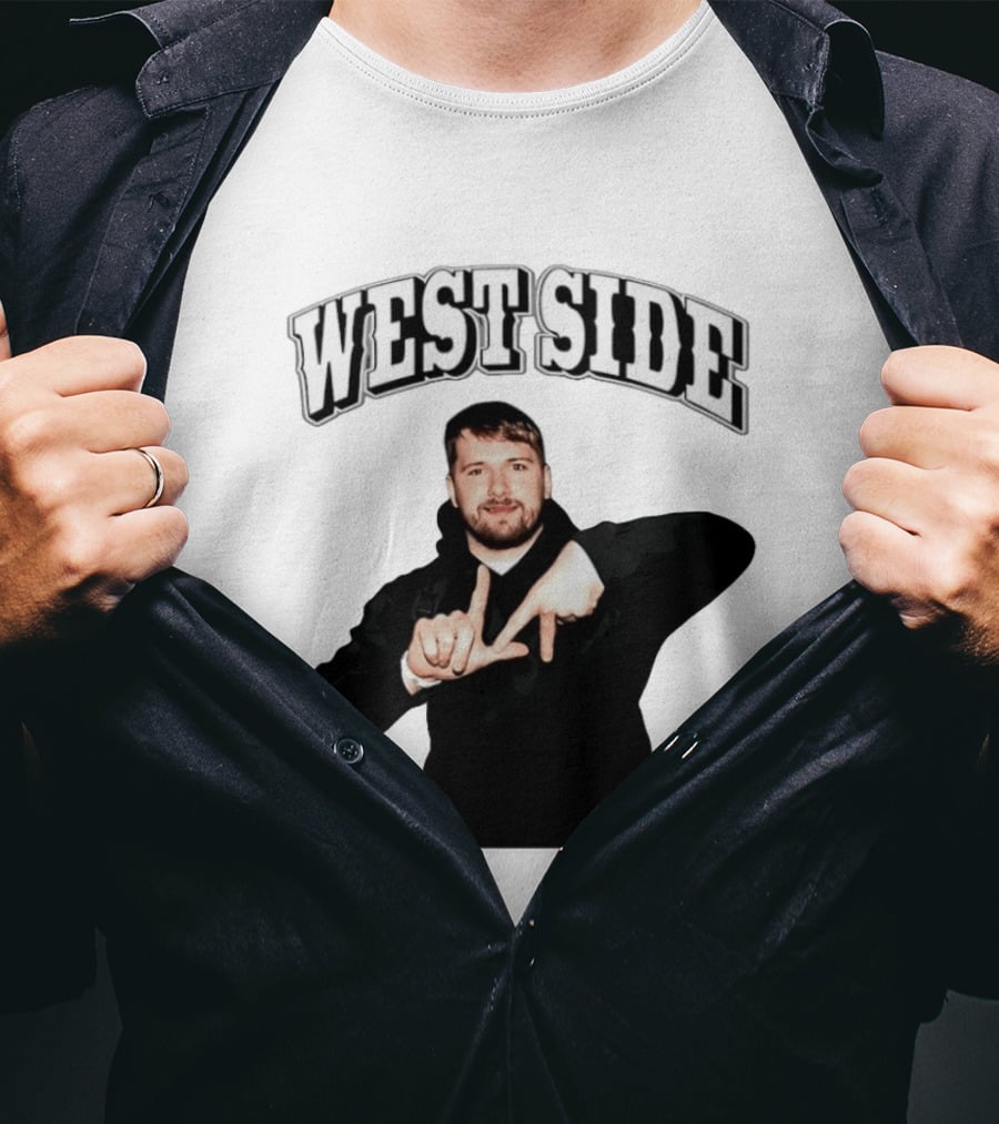 Luka Doncic Westside LA Hand Lakers T-Shirt