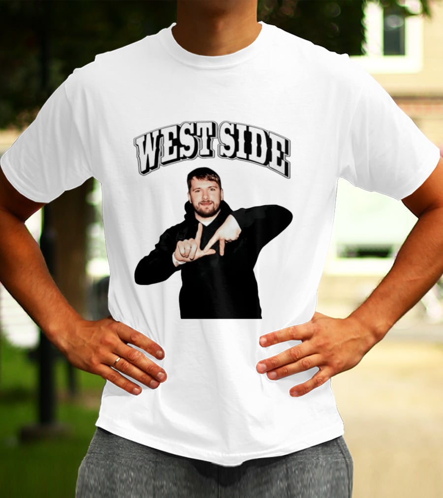 Luka Doncic Westside LA Hand Lakers T-Shirt