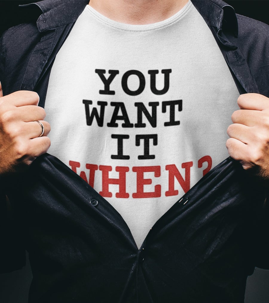 Zootopia Flash The Sloth You Want It When? T-Shirt