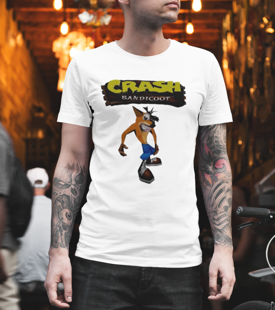 Crash Bandicoot Video Game Classic Gaming T-Shirt