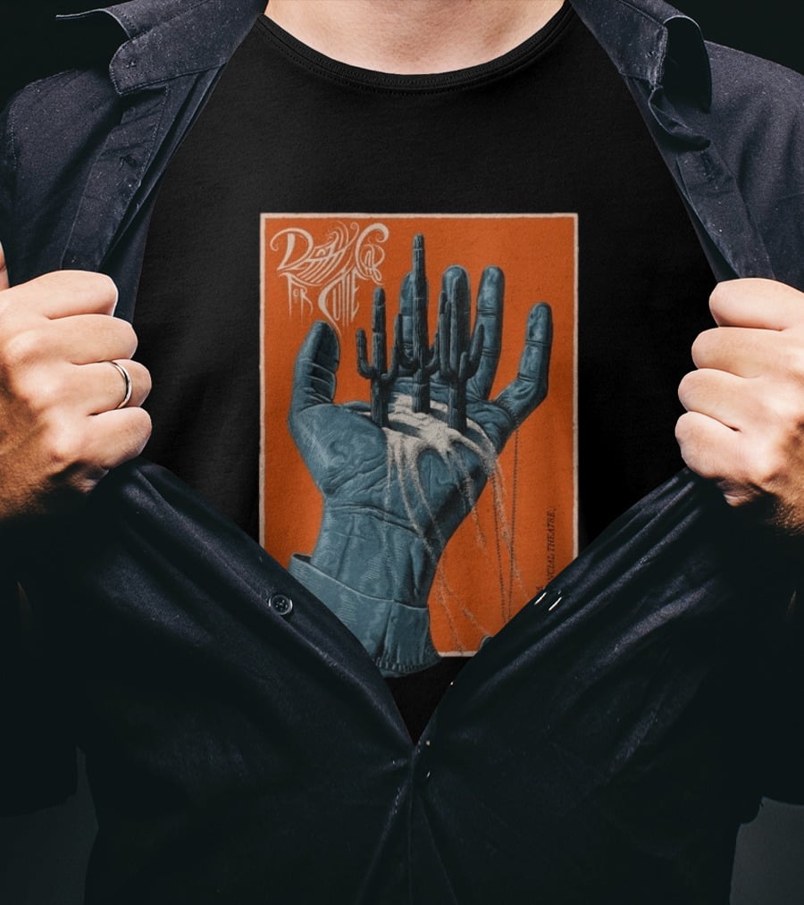 Death Cab For Cutie July 31 2026 Arizona Financial Theatre Phoenix AZ Cactus Hand T-Shirt