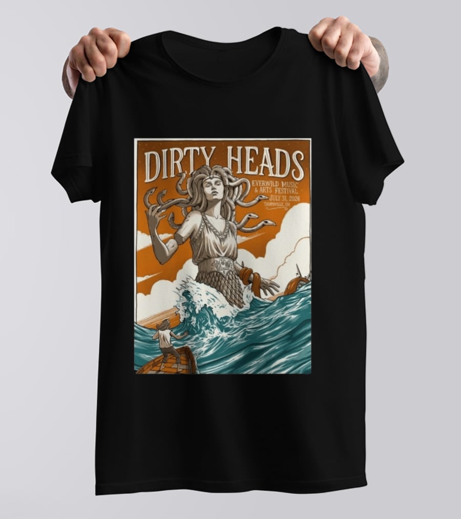 Dirty Heads Everwild Music & Arts Festival Thornville Ohio July 31 2026 T-Shirt
