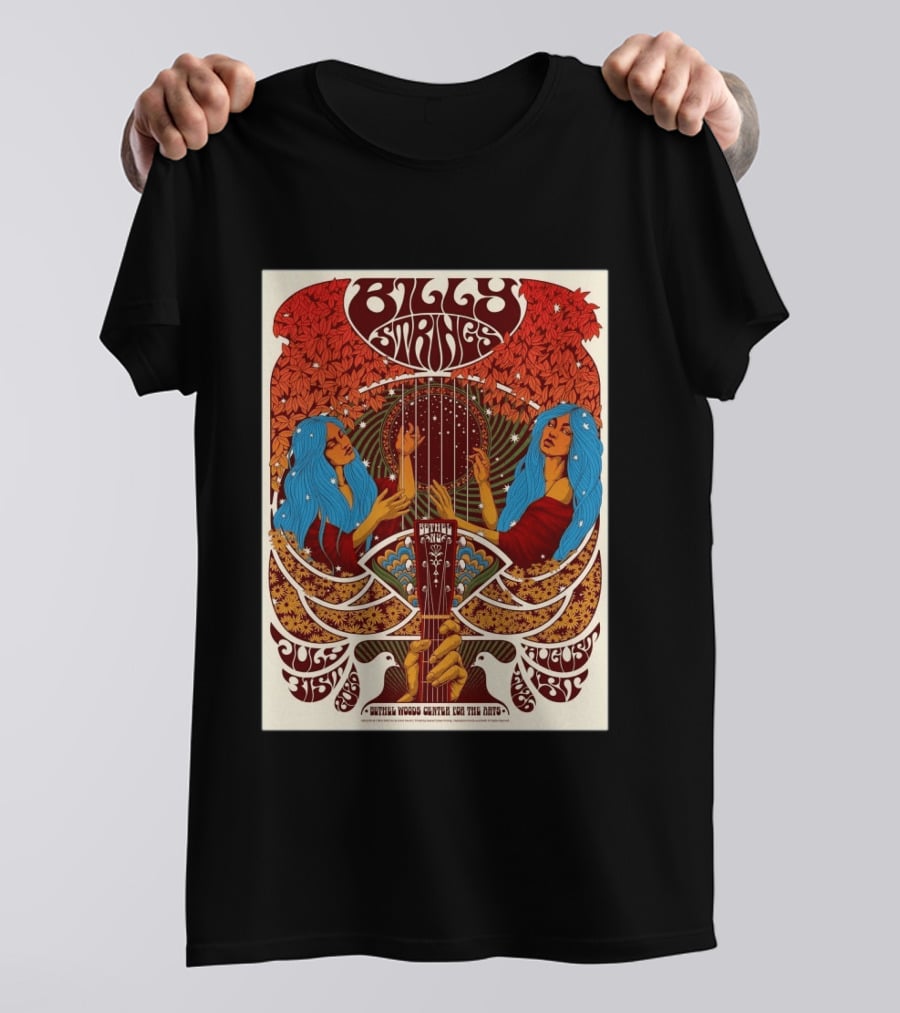 Billy Strings Bethel Woods Center July 31 August 1 2026 Simon Berndt T-Shirt