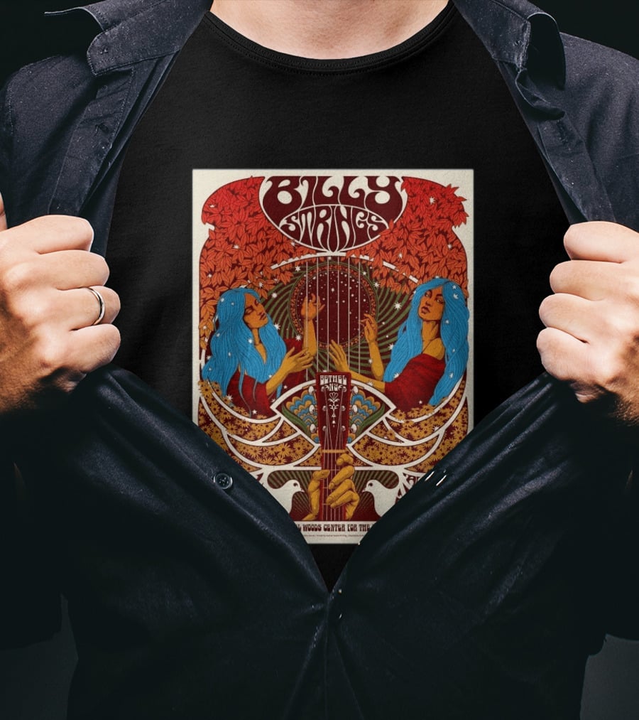 Billy Strings Bethel Woods Center July 31 August 1 2026 Simon Berndt T-Shirt