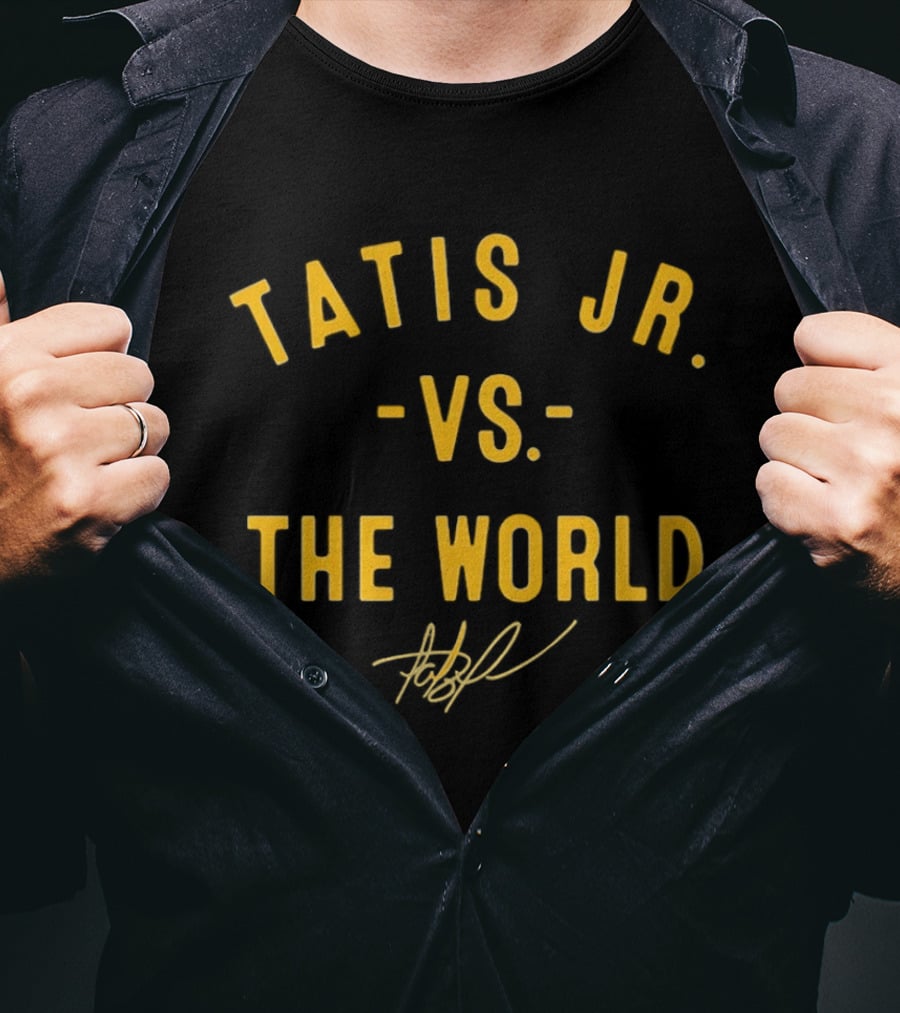 Tatis Jr Vs The World San Diego Padres Signature T-Shirt