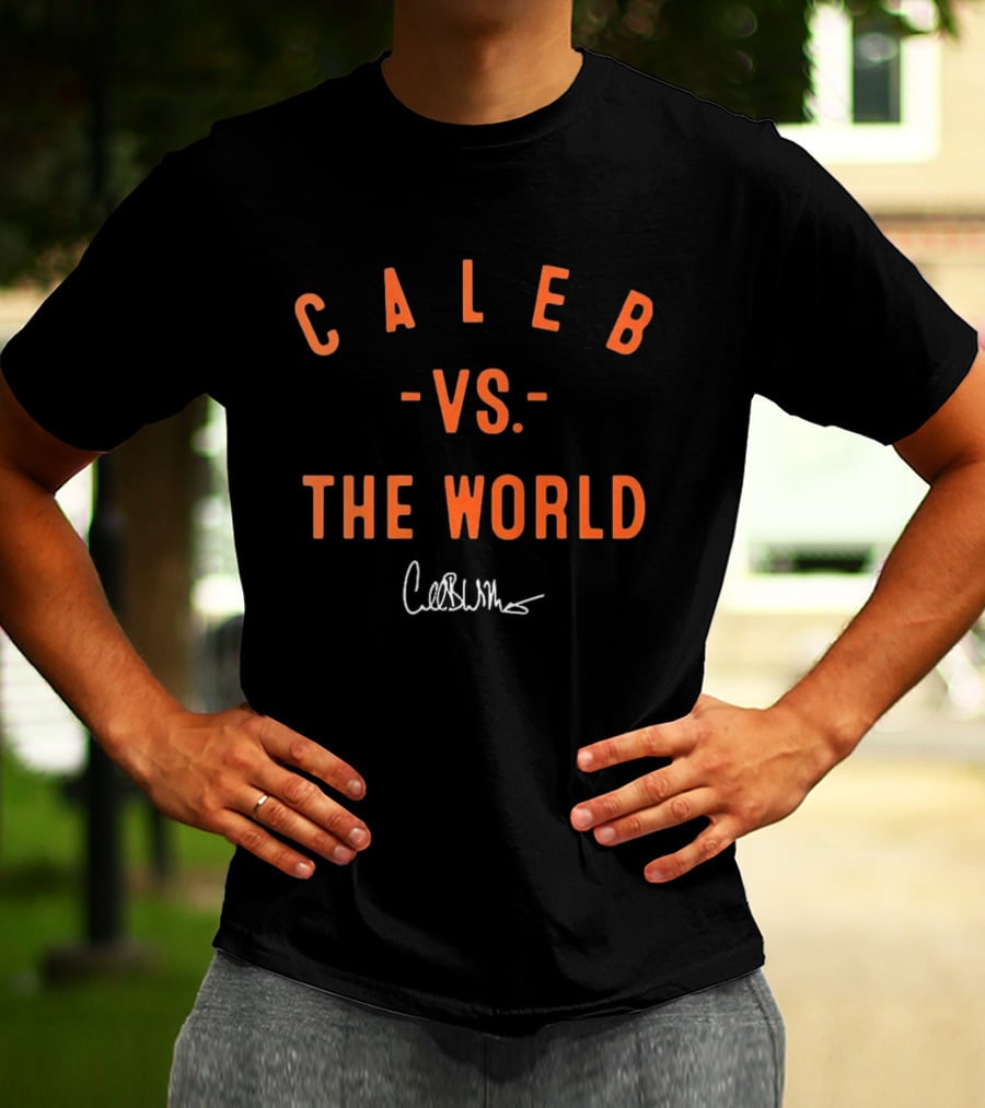 Caleb Williams VS The World 2026 Chicago Bears T-Shirt