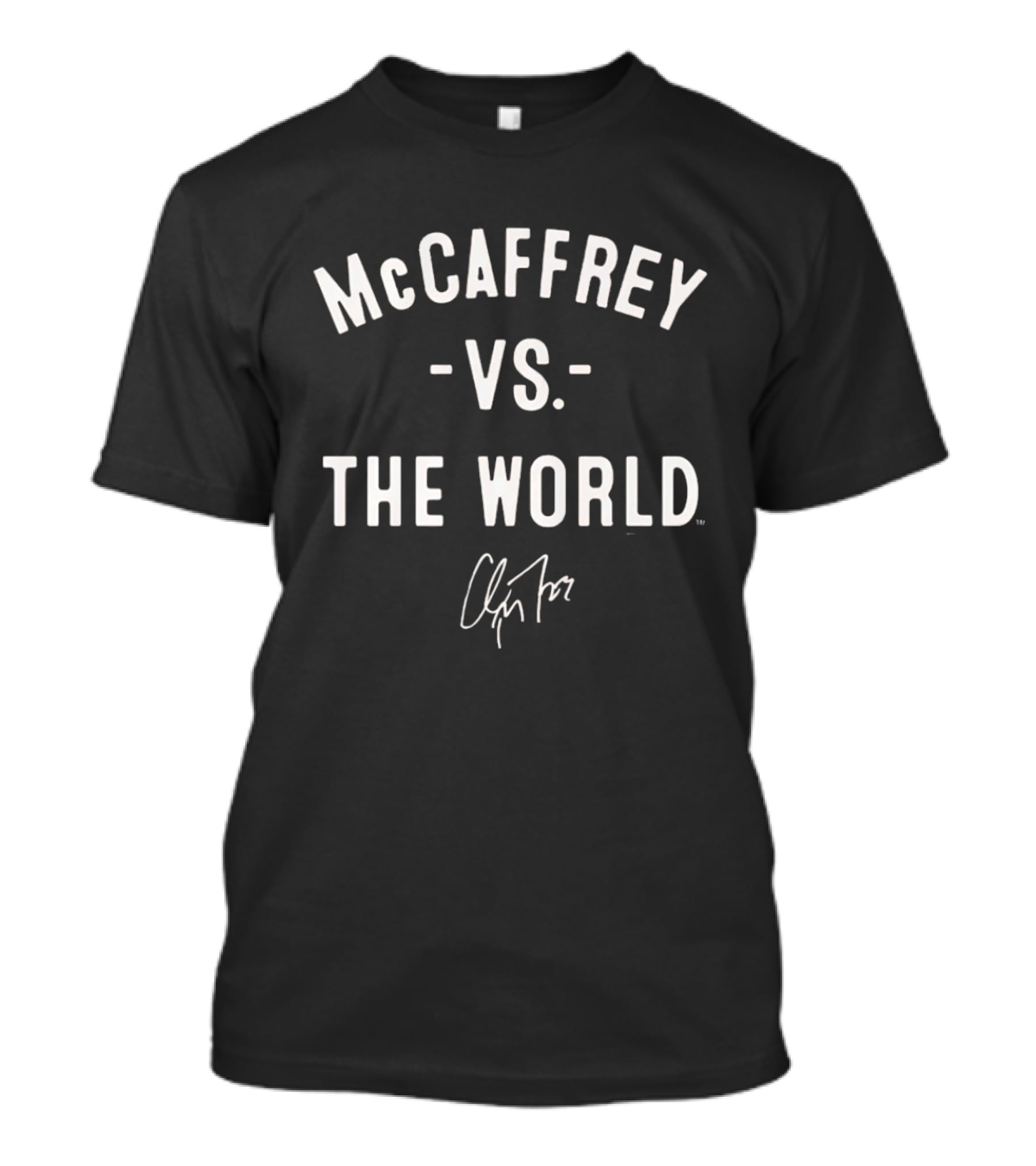 McCaffrey Vs The World San Francisco 49ers Christian McCaffrey Signature T-Shirt