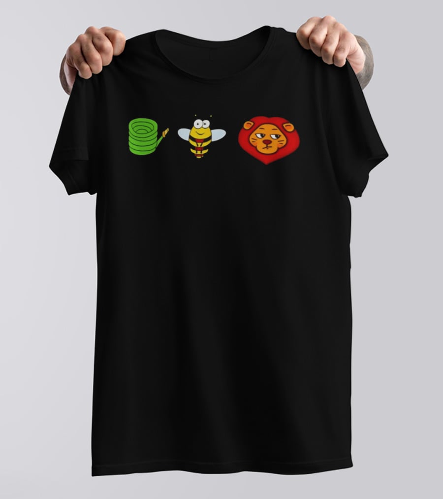 Hose Bee Lion Meme Visual Wordplay Fun T-Shirt