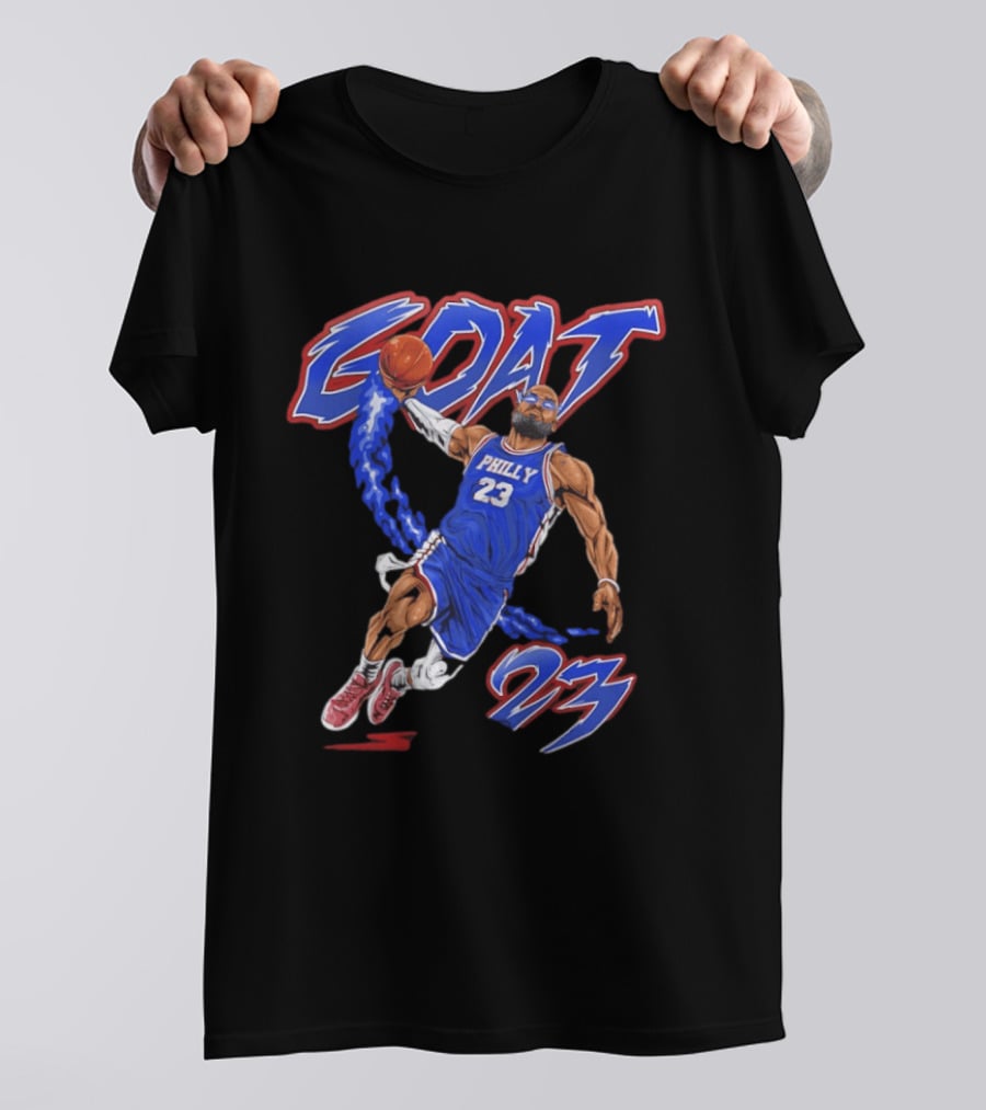 LeBron James Philly 23 GOAT Planet Euphoria Limited Edition T-Shirt