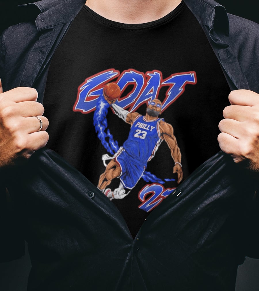 LeBron James Philly 23 GOAT Planet Euphoria Limited Edition T-Shirt