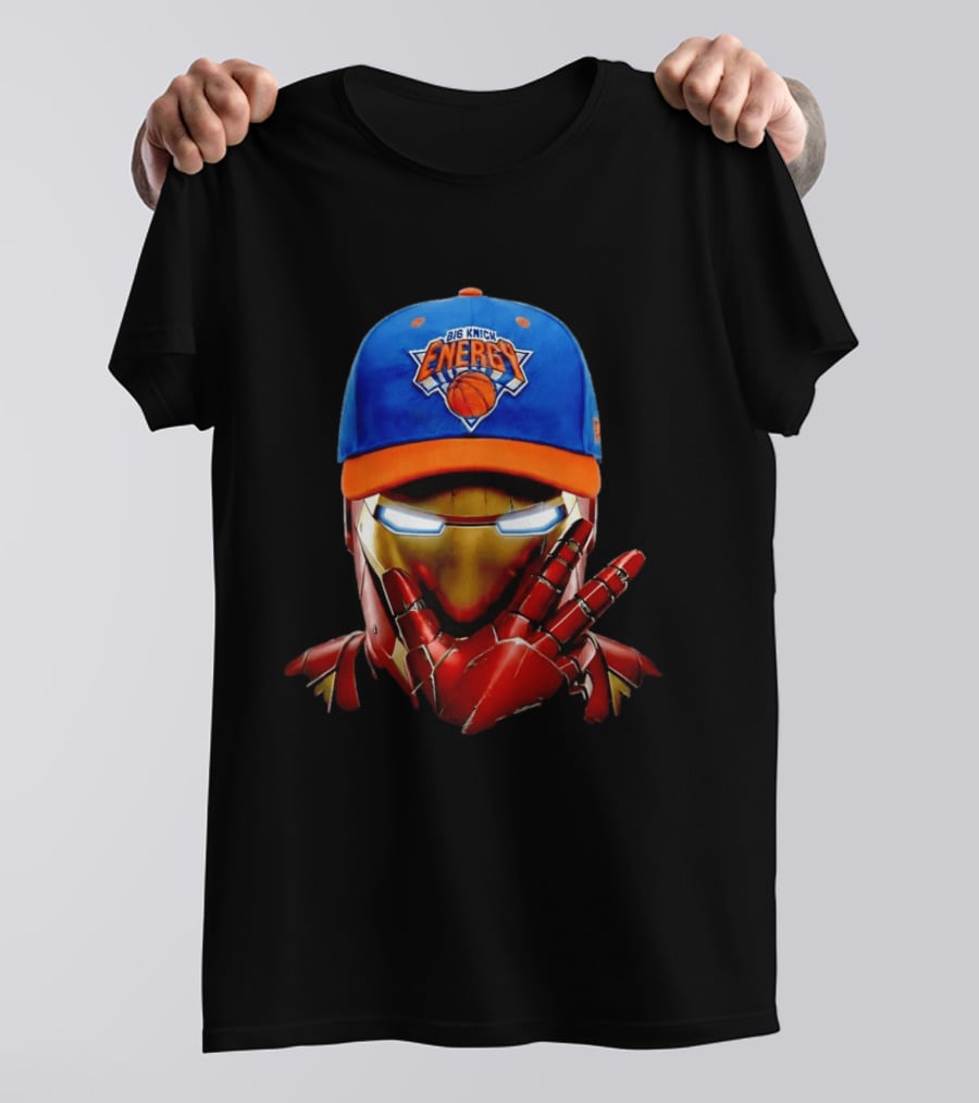 Big Knick Energy Iron Man New York Knicks T-Shirt