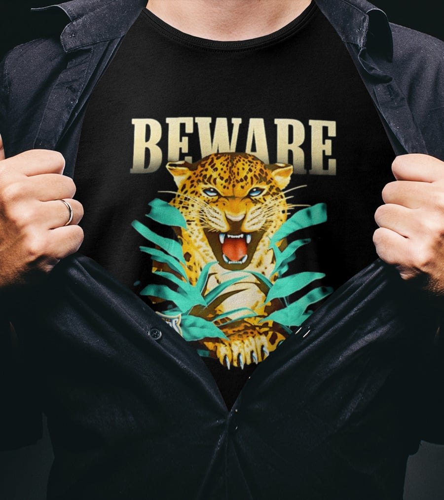 Jacksonville Jaguars Beware Logo Puma Blanca T-Shirt
