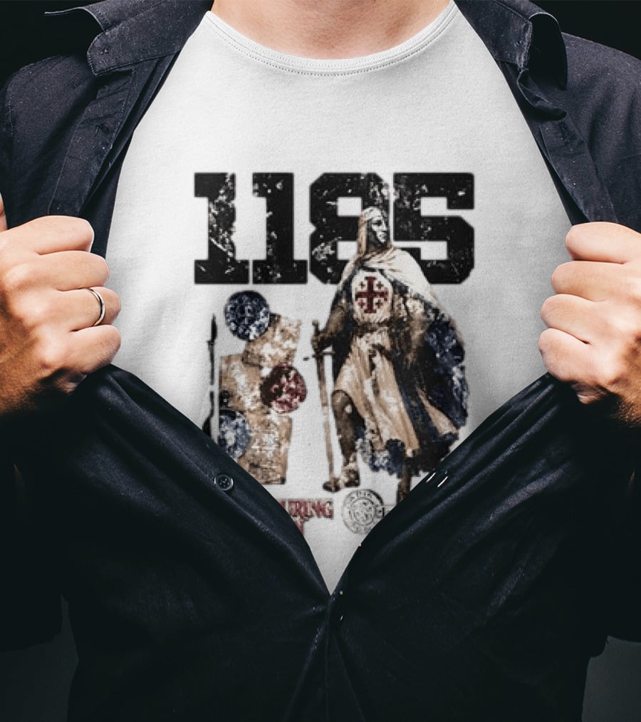 1185 The Enduring Remain Crusader Knight Templar Medieval History T-Shirt
