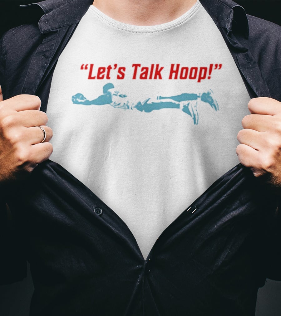 Alex Caruso Chicago Bulls Let's Talk Hoop Basketball Phrase T-Shirt