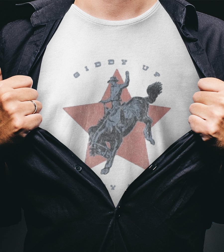 Giddy Up Avery Anna Star Rodeo Cowboy T-Shirt