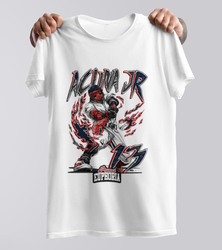 Acuna Jr 13 Euphoria Atlanta Braves T-Shirt