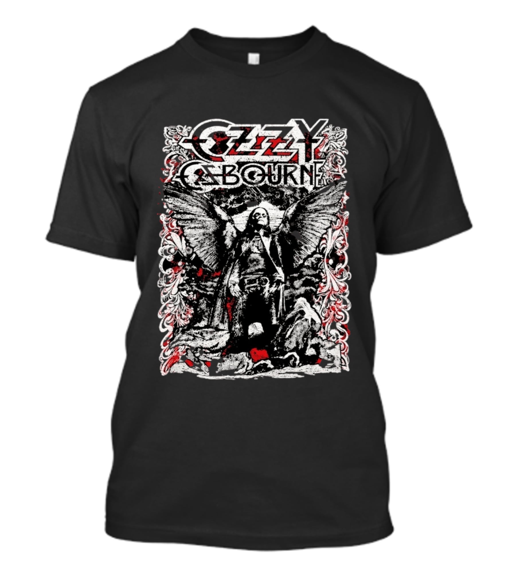 Ozzy Osbourne 2026 Prince Of Darkness Angel Wings T-Shirt