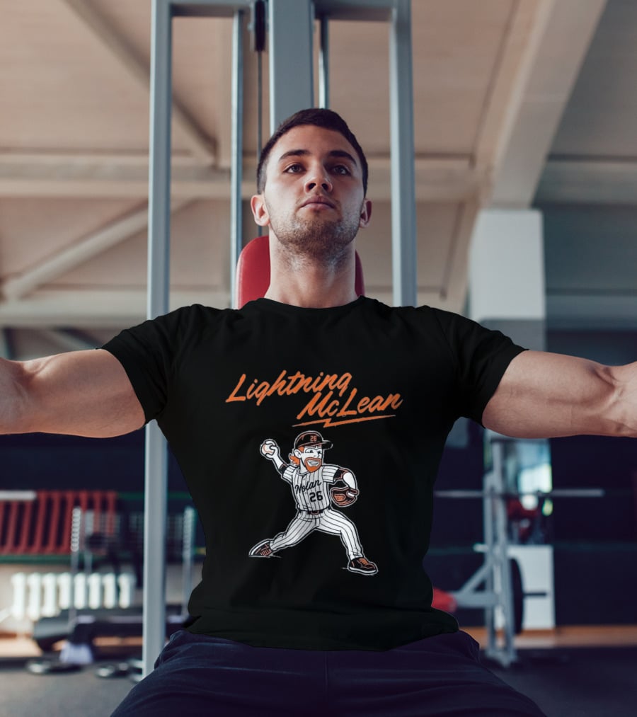Lightning McLean Nolan 26 New York Mets T-Shirt