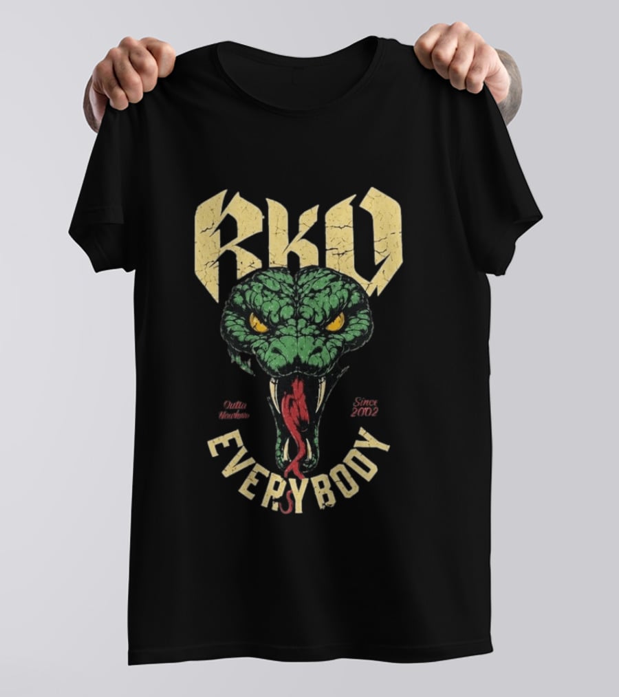 Randy Orton RKO Viper Outta Nowhere Everybody Since 2002 T-Shirt