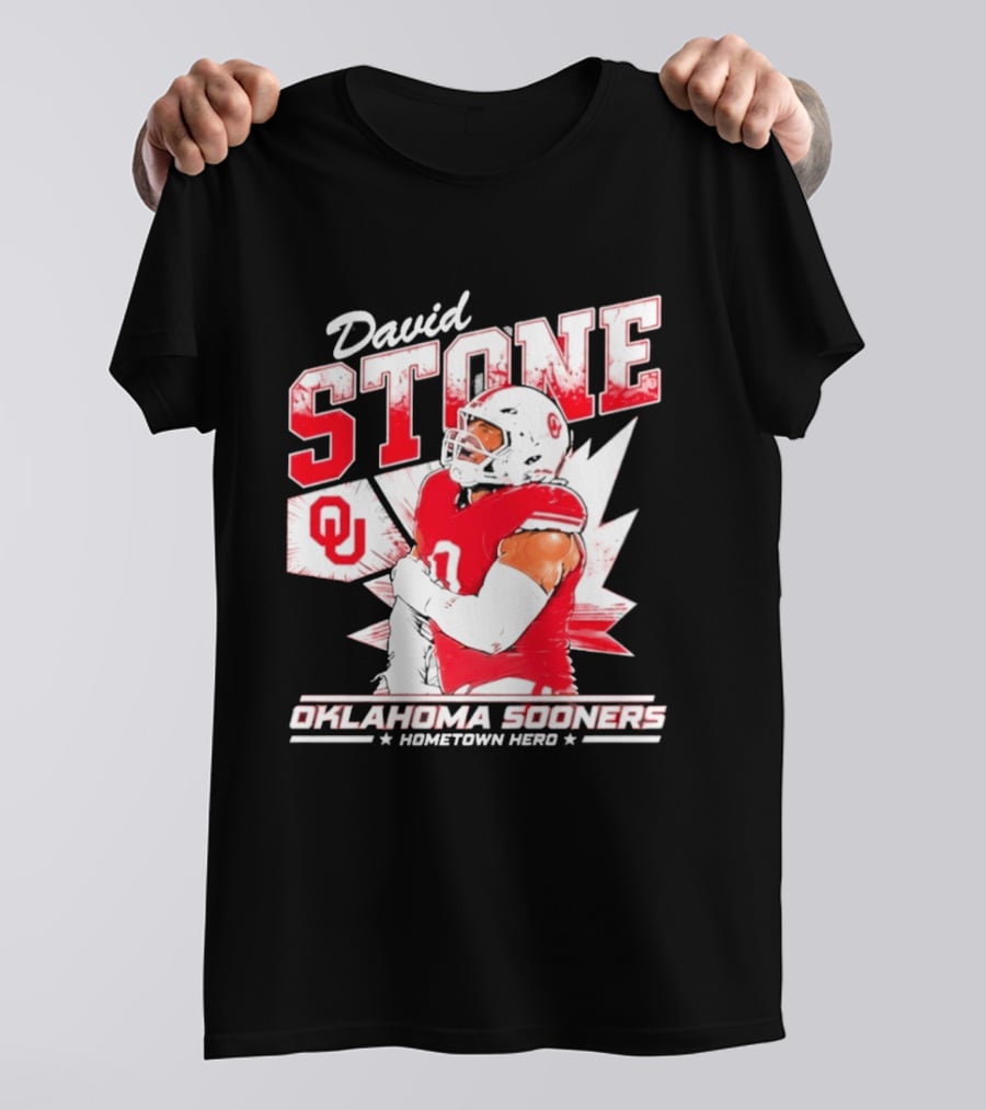 David Stone Oklahoma Sooners Hometown Hero OU Football Star T-Shirt