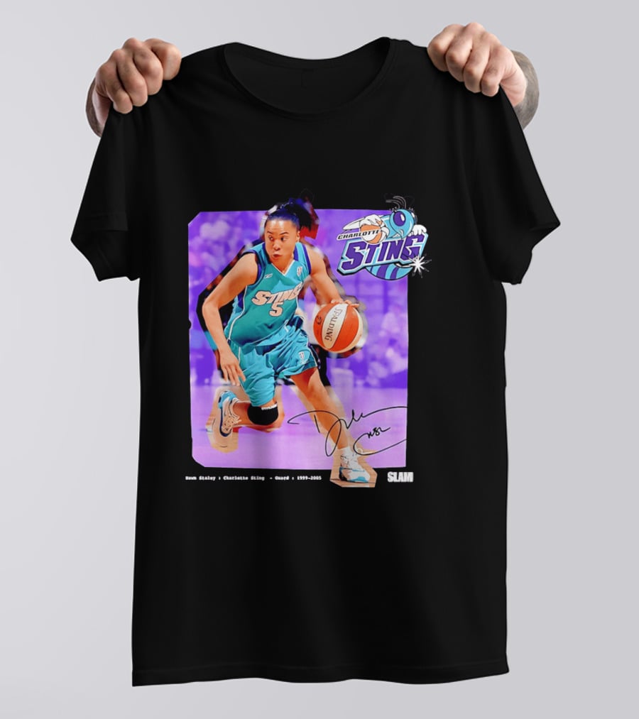 Dawn Staley Charlotte Sting WNBA Guard 1999 2005 T-Shirt
