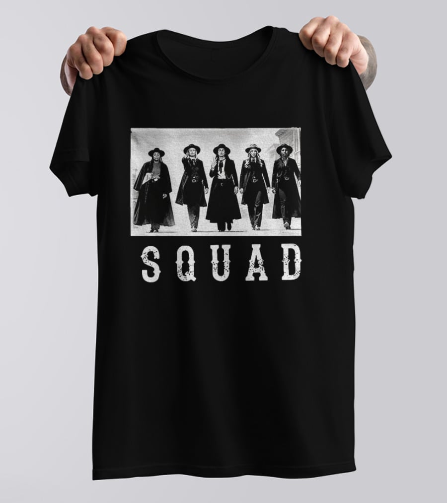 Squad Caitlin Clark Lexie Hull Aliyah Boston Kelsey Mitchell Sophie Cunningham Indiana Fever WNBA 2026 T-Shirt