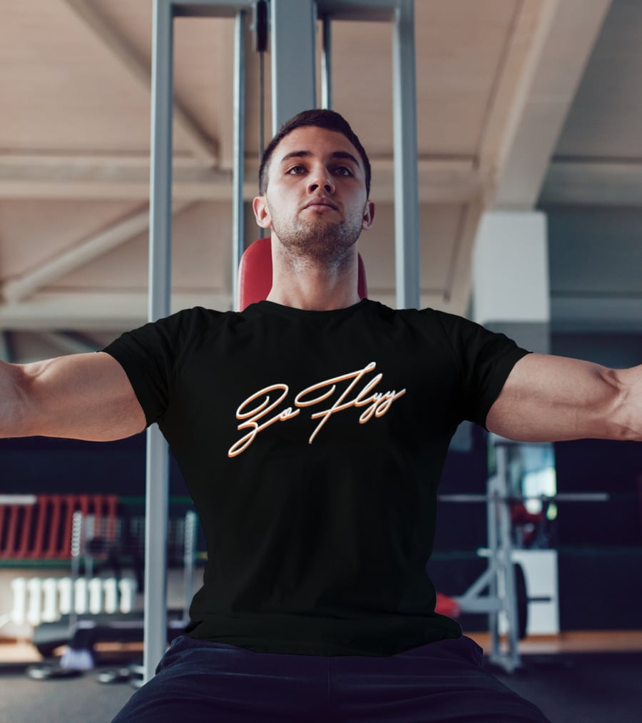 Go Flyy Script Bold Cursive T-Shirt