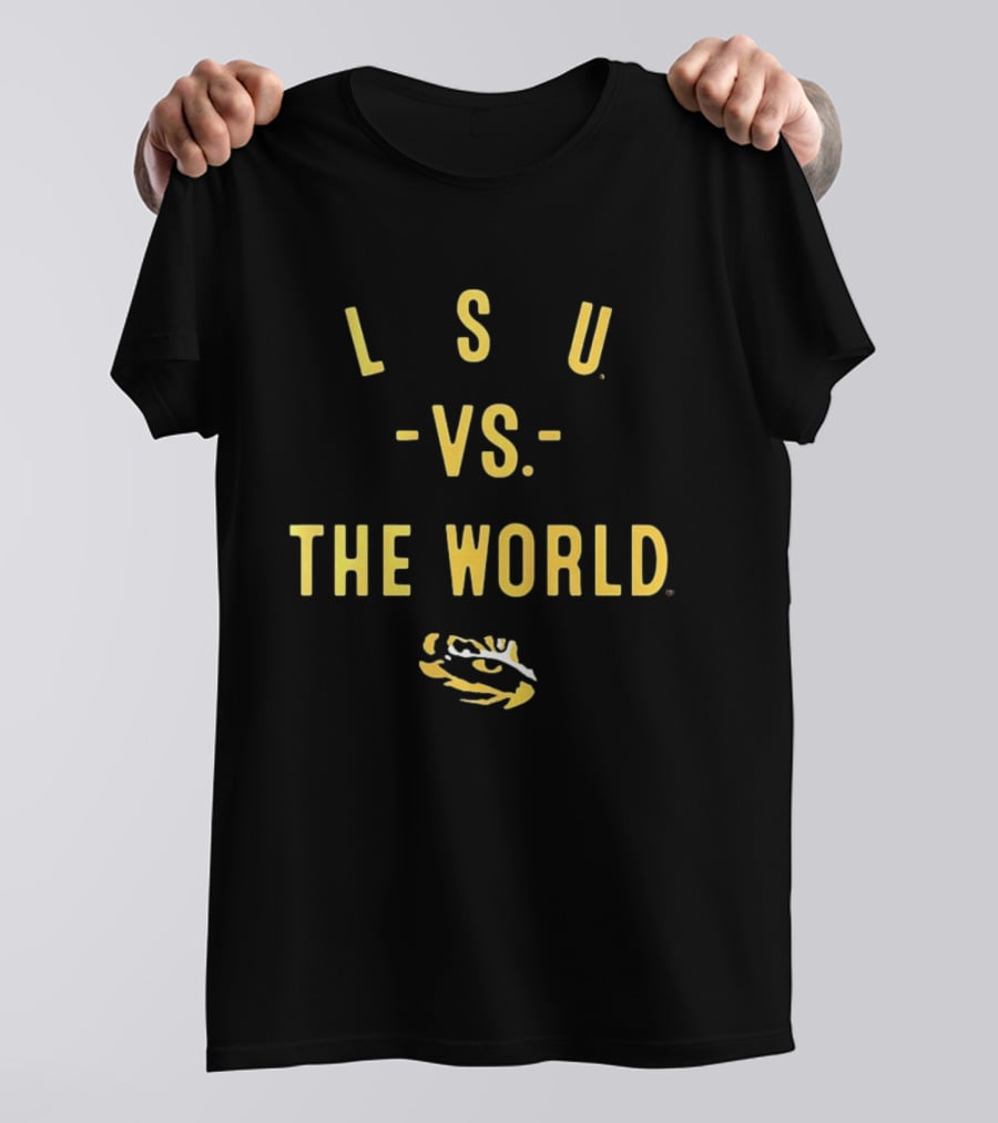 LSU Tigers Vs The World 2026 College Football Rivalry T-Shirt