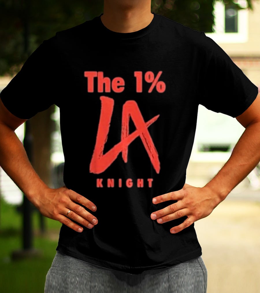 The 1% LA Knight Bold Red T-Shirt