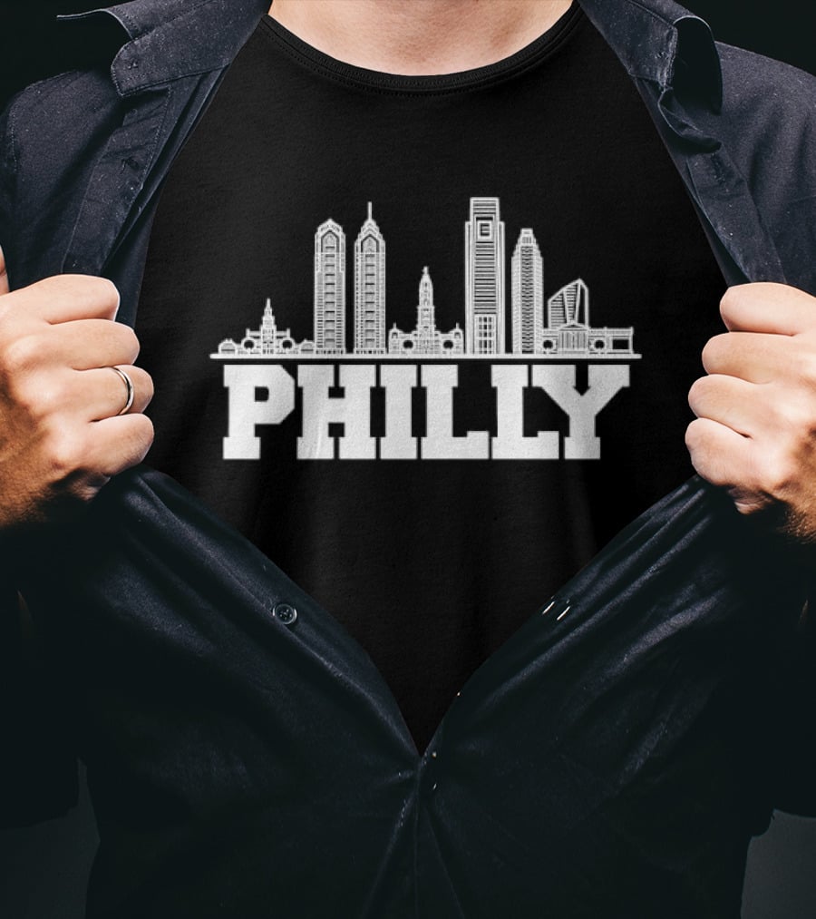 Philadelphia Skyline Philly Cityscape T-Shirt