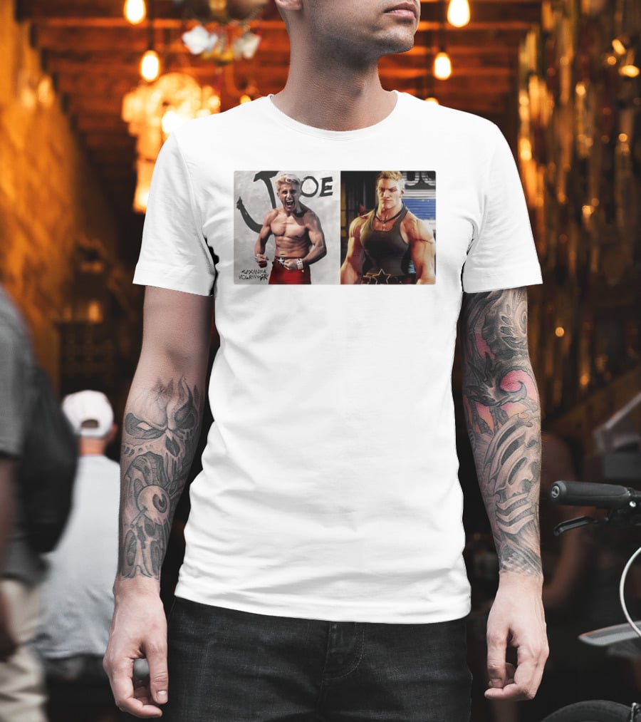 Joe Alexander Volkanovski Crossover MMA Fighter And Game Character Image T-Shirt