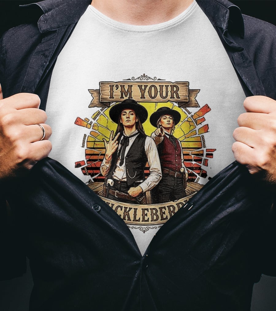I'm Your Huckleberry Sophie Cunningham Cowgirl Indiana Fever Basketball Western T-Shirt