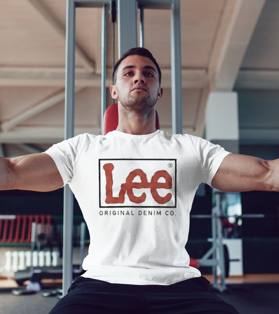 Lee Original Denim Co Bisiklet Yaka Erkek 2026 T-Shirt