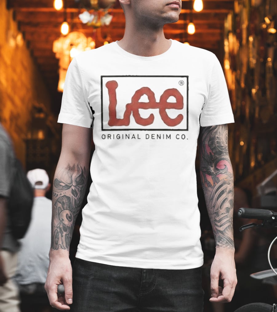 Lee Original Denim Co Bisiklet Yaka Erkek 2026 T-Shirt