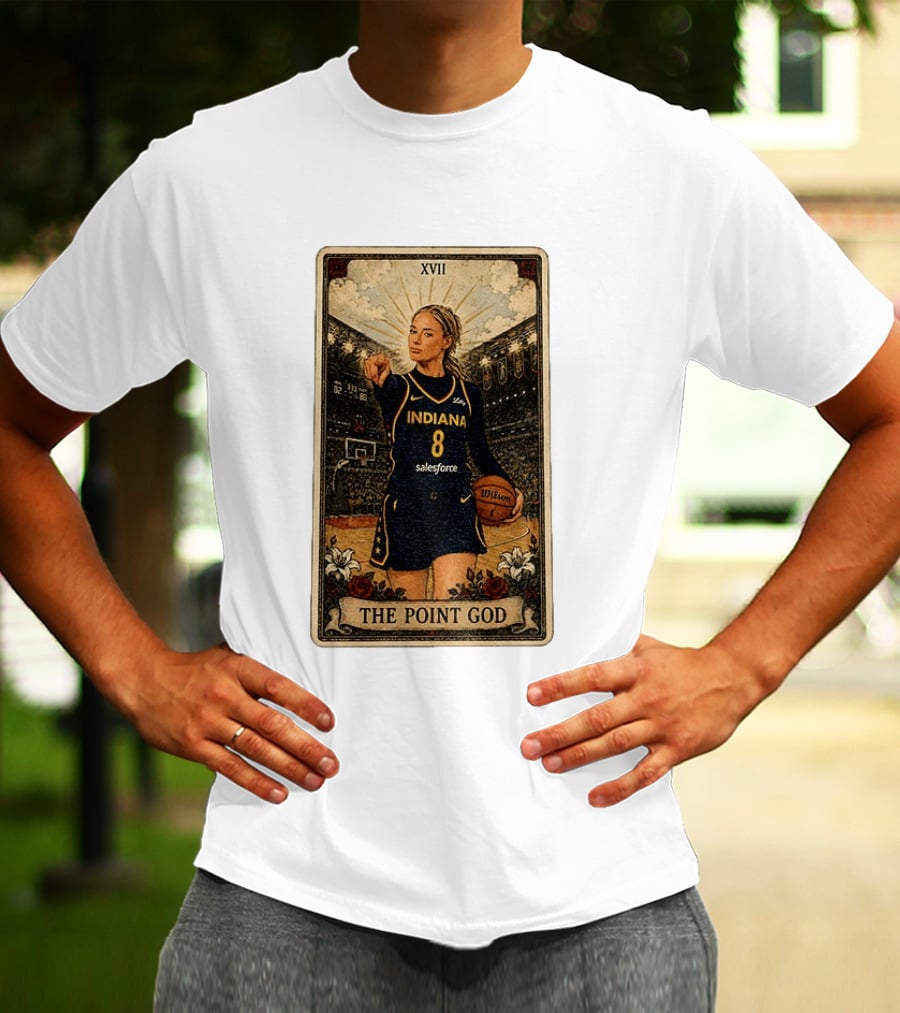 Sophie Cunningham Indiana The Point God XVII Tarot Card Basketball 8 T-Shirt