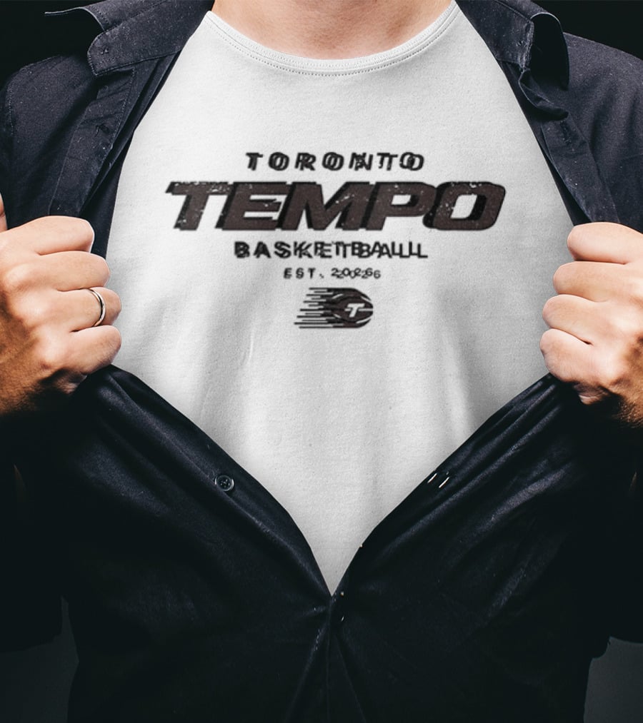 Toronto Tempo Basketball EST 2026 Bold Lettering And Sports T-Shirt