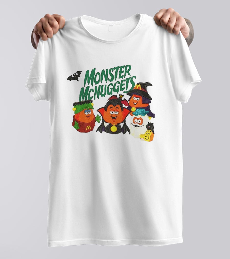 Monster McNuggets Halloween McDonald's Characters T-Shirt