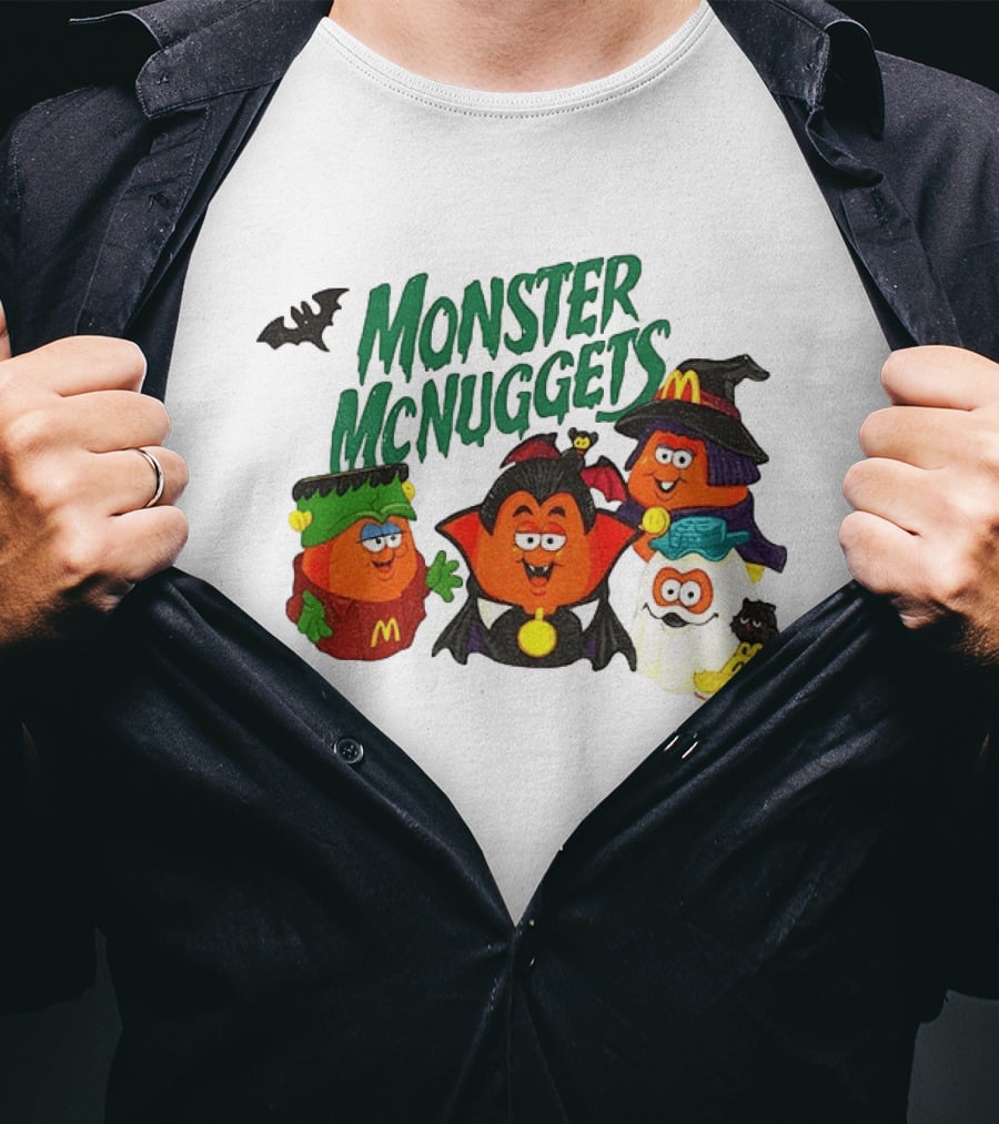Monster McNuggets Halloween McDonald's Characters T-Shirt